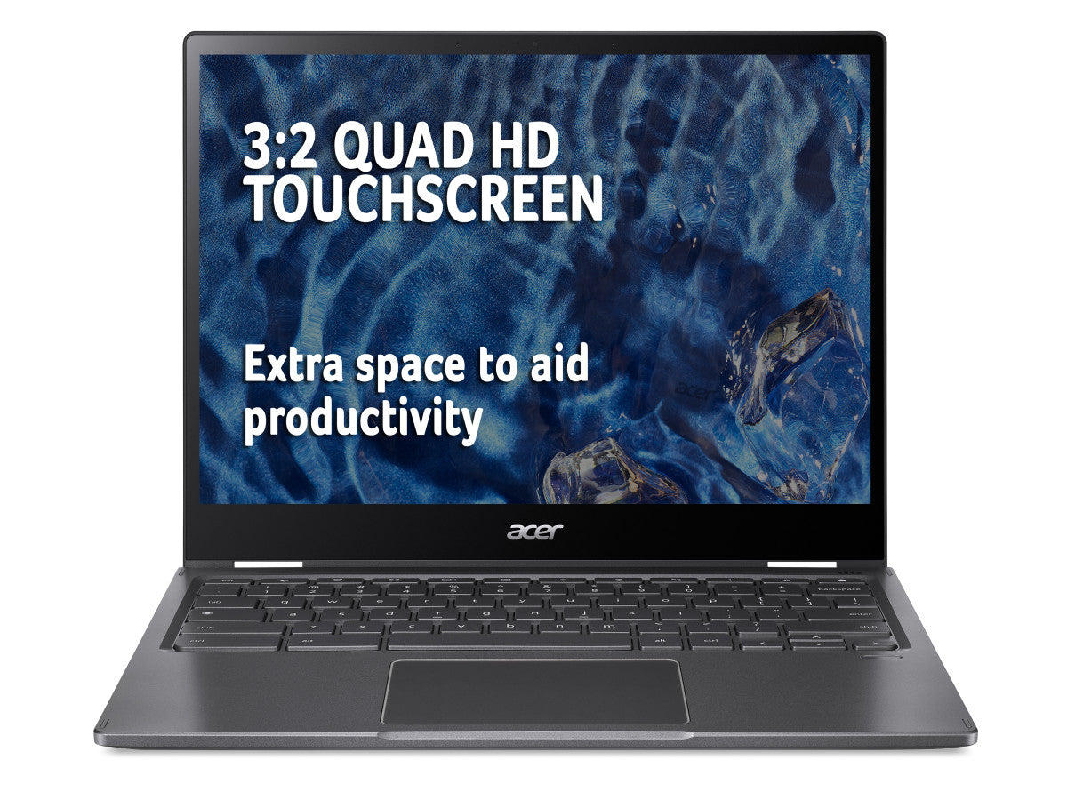 Acer Chromebook Intel Core i5-1135G7, 8GB, 256GB SSD, 13.5 inch QHD 3:2 Touchscreen Display, Google Chrome OS, Iron-PCR Business Solutions Ltd